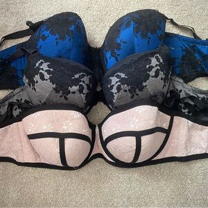 Torrid Women’s 38H Bra Intimates Bundle Lightly Lined Wide Smooth Waistband XXL